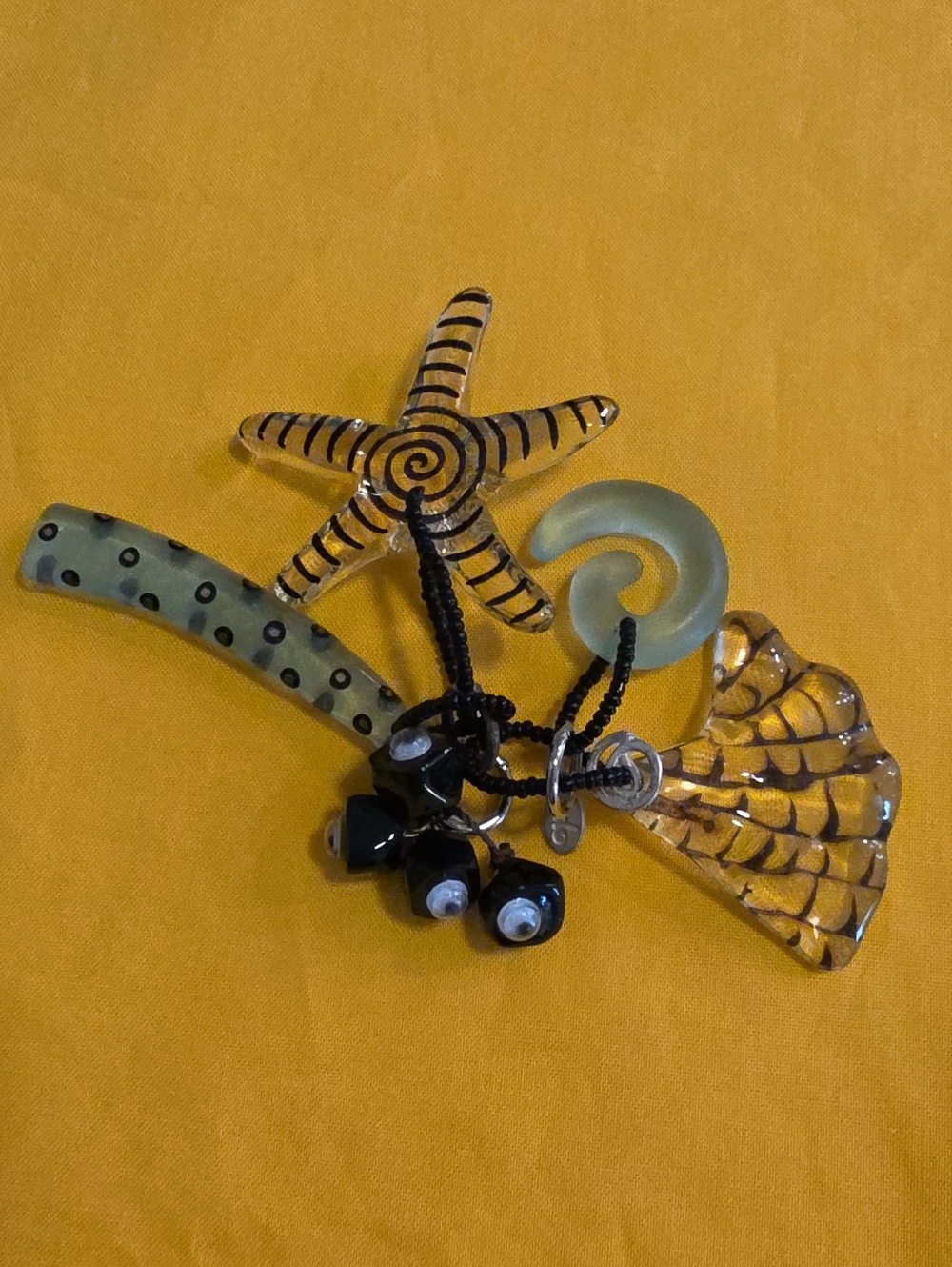 Whimsical, Ocean-Themed Pendant from Orna Lalo's Signature Sea Life Collection
